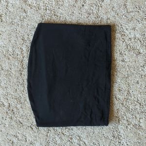 Black wild fable tube top size xs